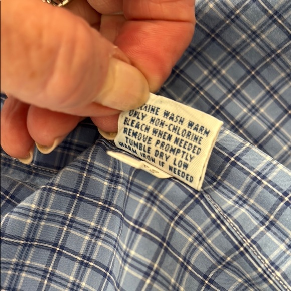 Polo by Ralph Lauren Men’s Blue Casual Plaid Button Down Shirt Sz L Like New! - Picture 8 of 9